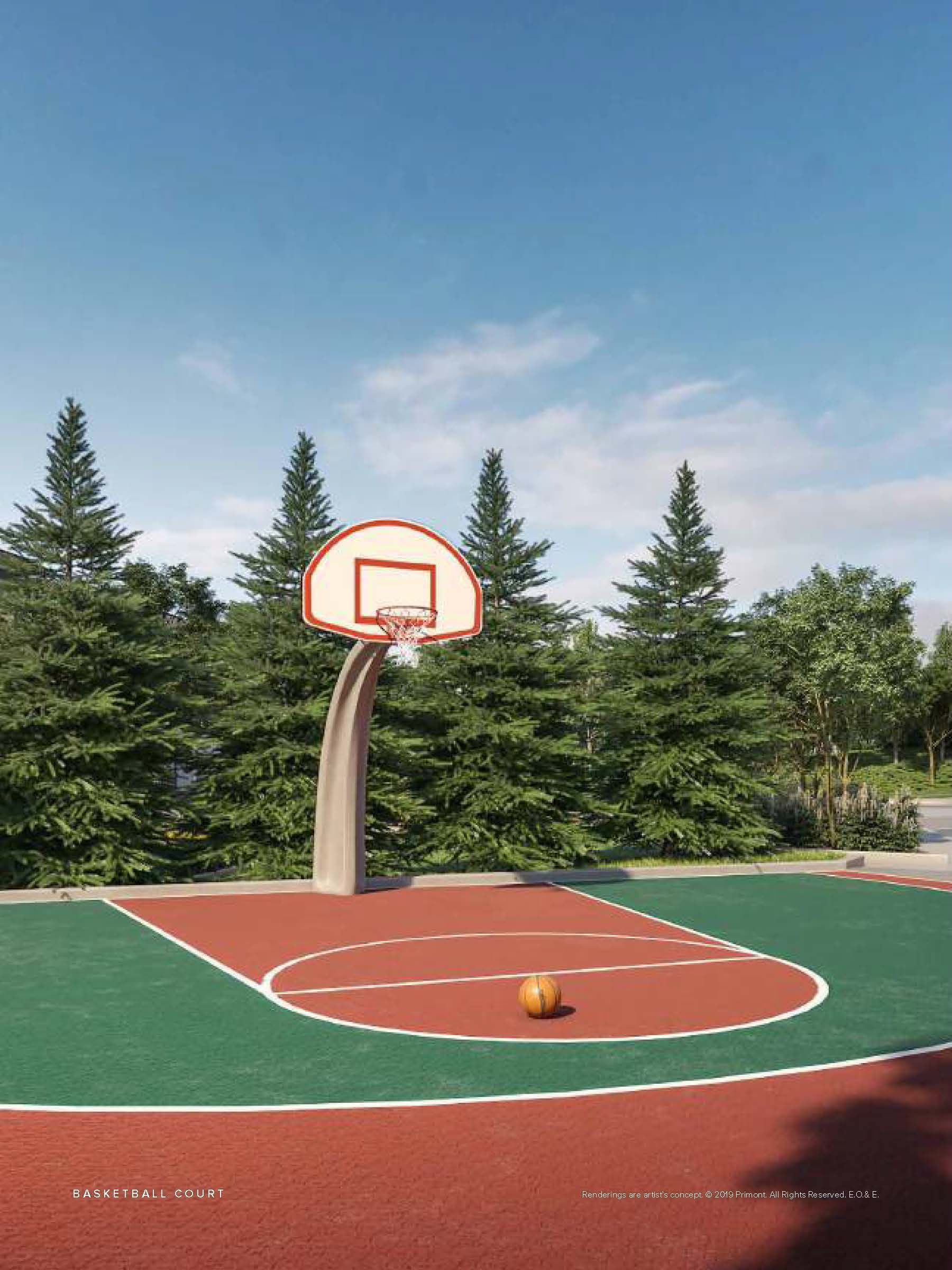 SXSW 2 outdoor basketball court.