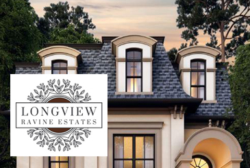 Longview Ravine Estates Rendering with Logo Overlay