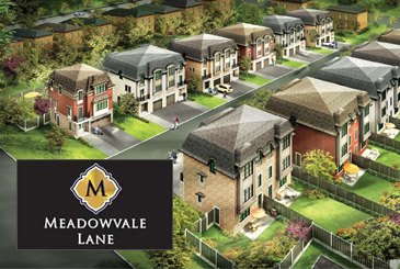 Exterior Rendering of Meadowvale Lane Homes