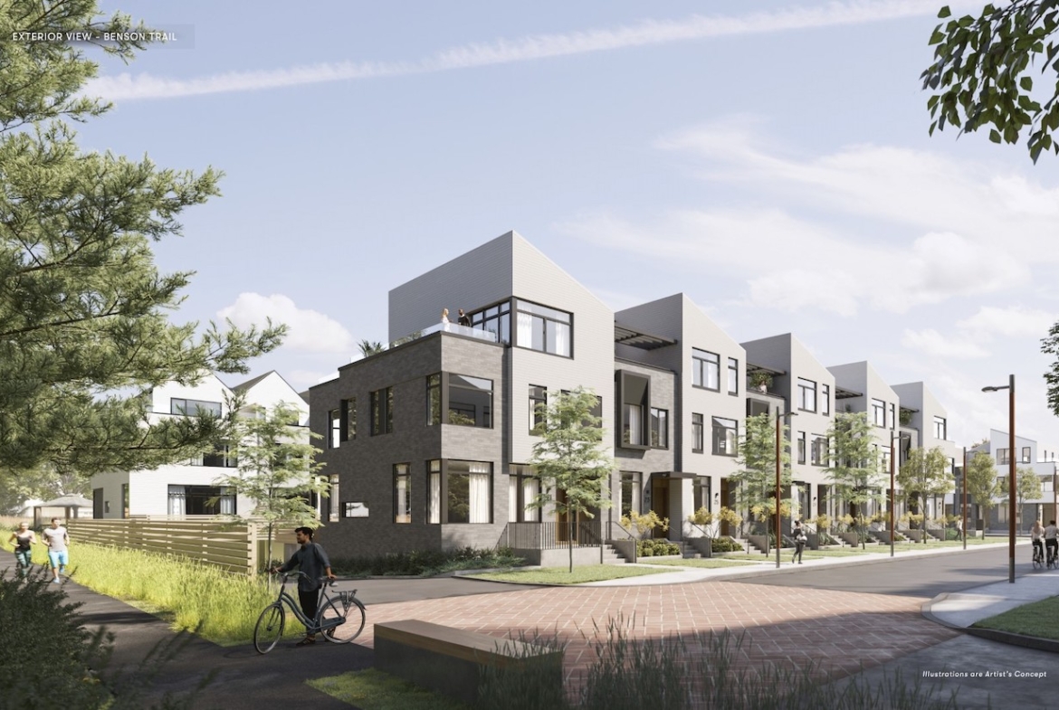Exterior rendering of Brightwater Towns Benson Trail