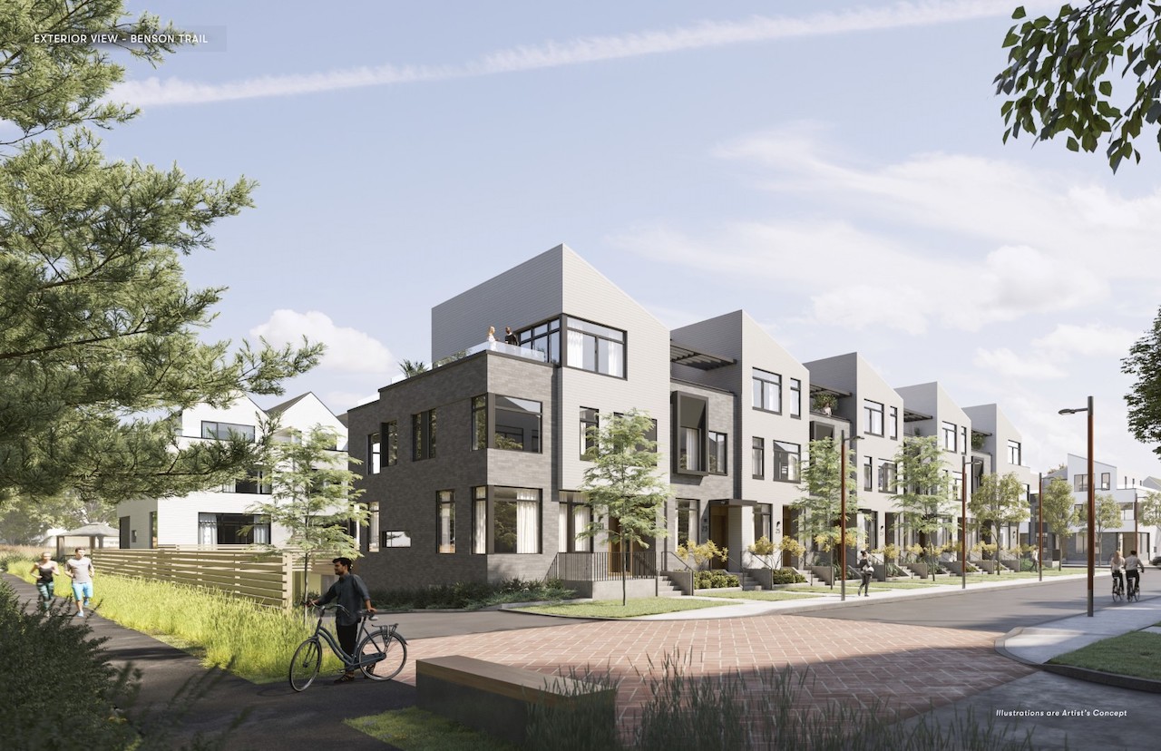 Exterior rendering of Brightwater Towns Benson Trail