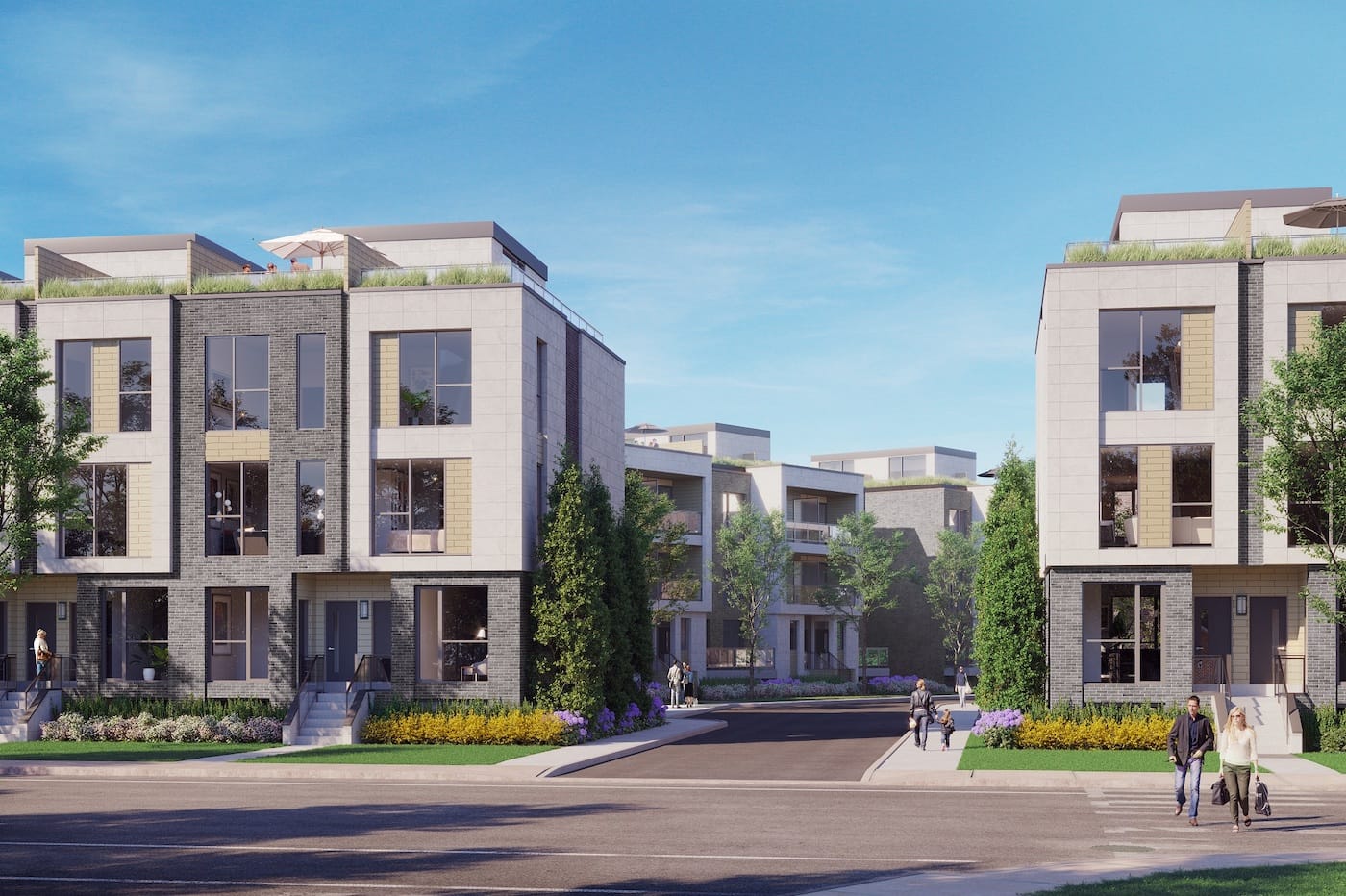 Exterior Rendering of Clonmore Urban Towns