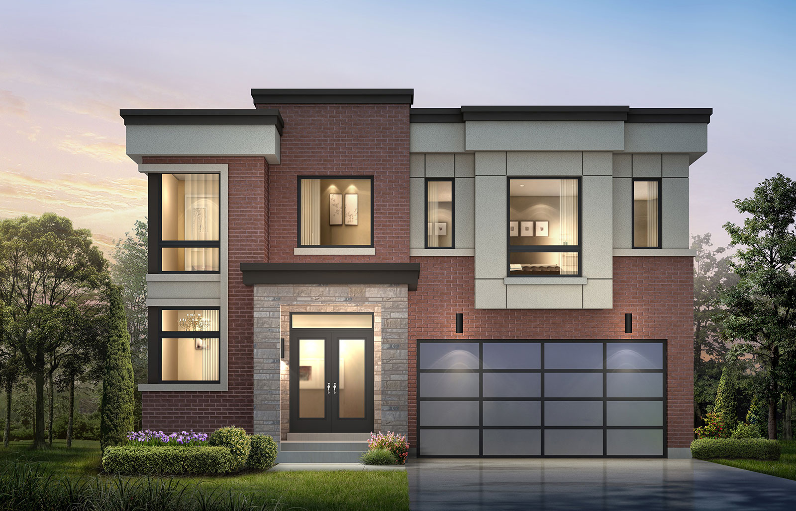 Exterior rendering of Frenchman's Bay detached home 3.