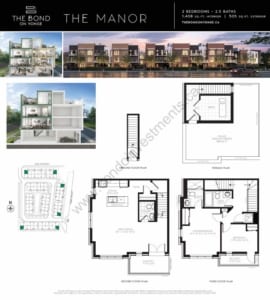 The Bond on Yonge floor plan The Manor
