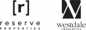 Developer logos of Reserve Properties and Westdale Properties