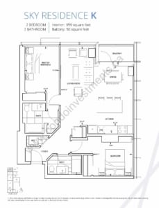 SKY Residences floor plan Residence K