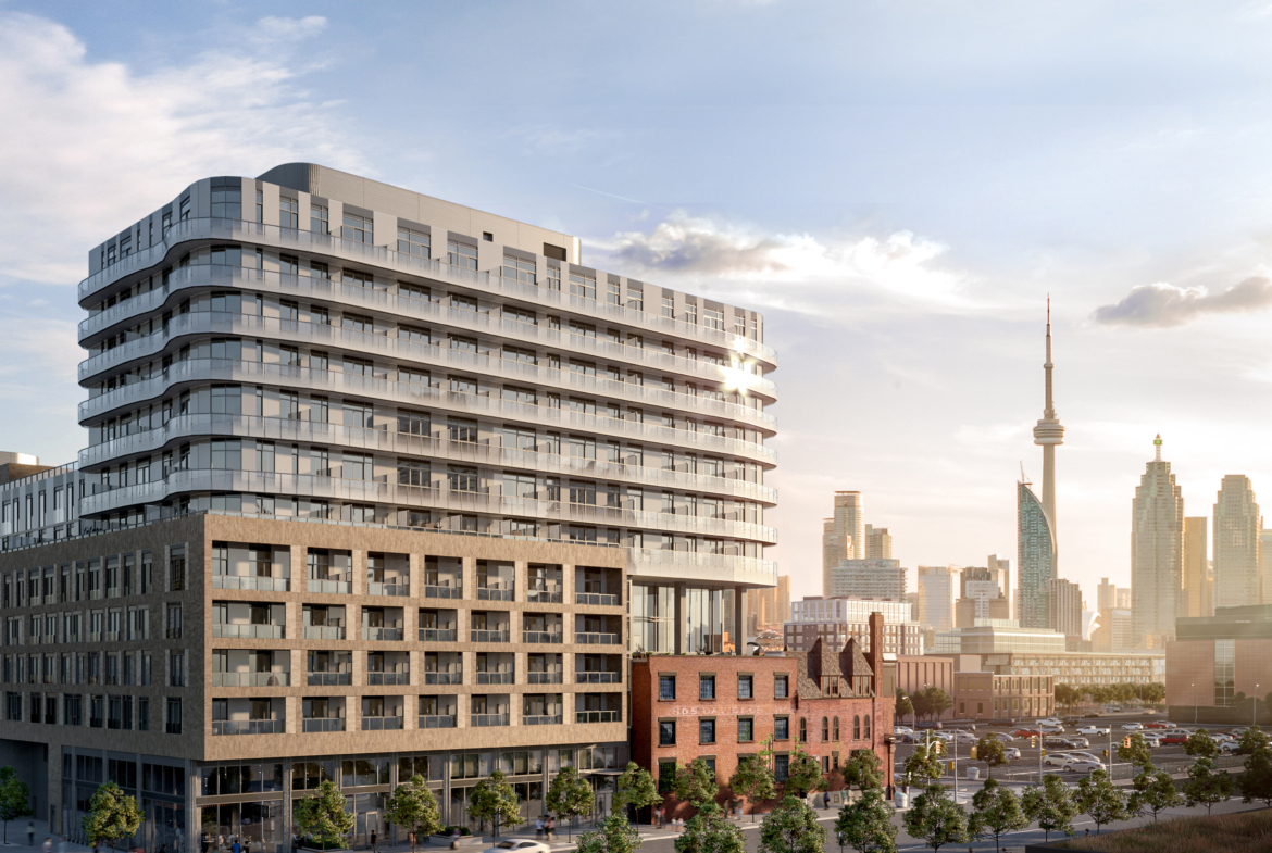 Exterior rendering of Canary House Condos