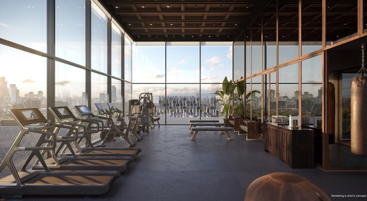 Rendering of Canary House Condos fitness room