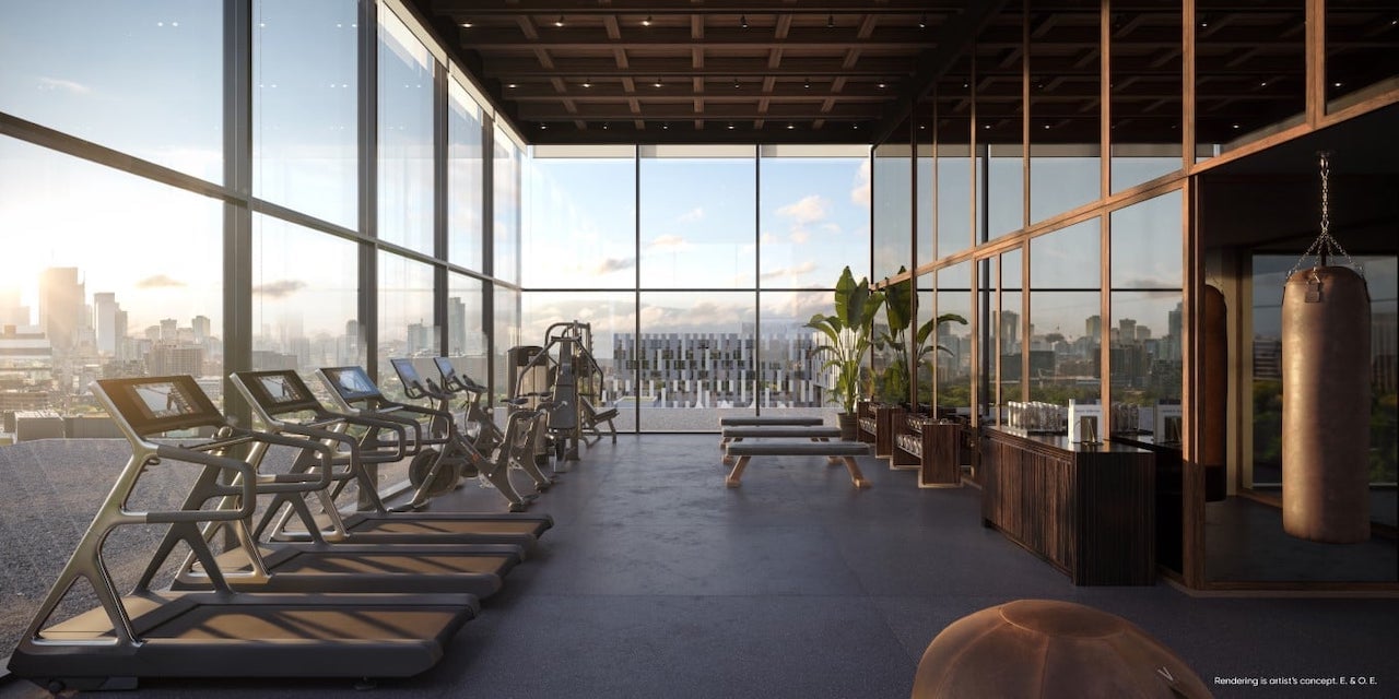 Rendering of Canary House Condos fitness room