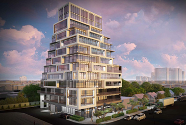 Rendering of 145 Sheppard East Condos .