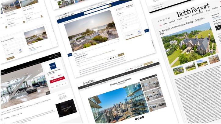 Sotheby’s International Realty online advertising.
