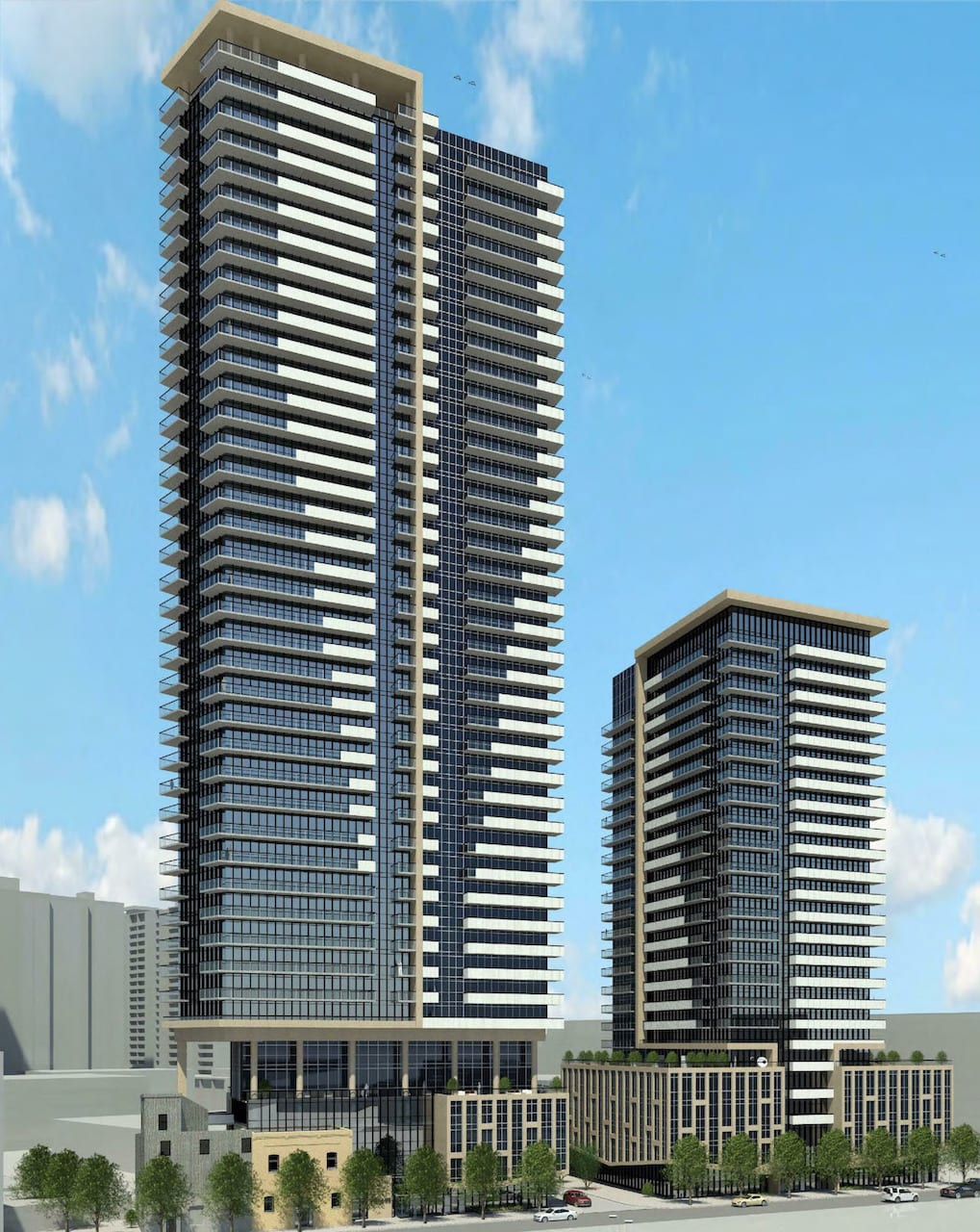 Rendering of The Dawes Condos Exterior 1