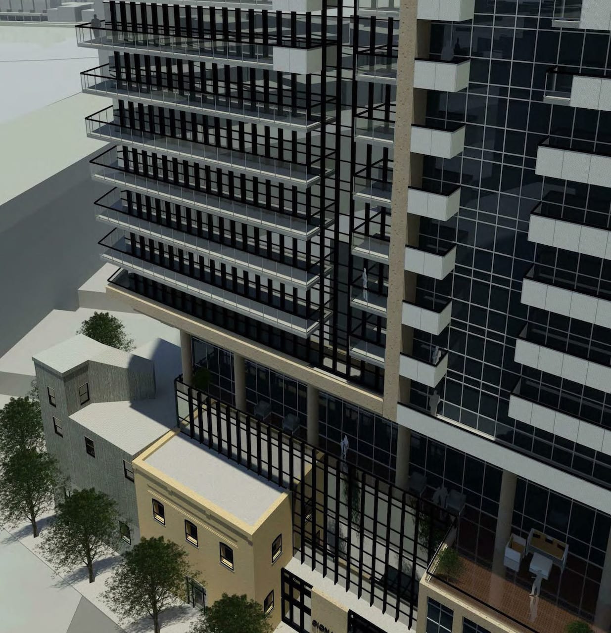 Rendering of The Dawes Condos Exterior 3