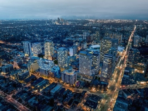 Rendering of Raglan House Condos aerial
