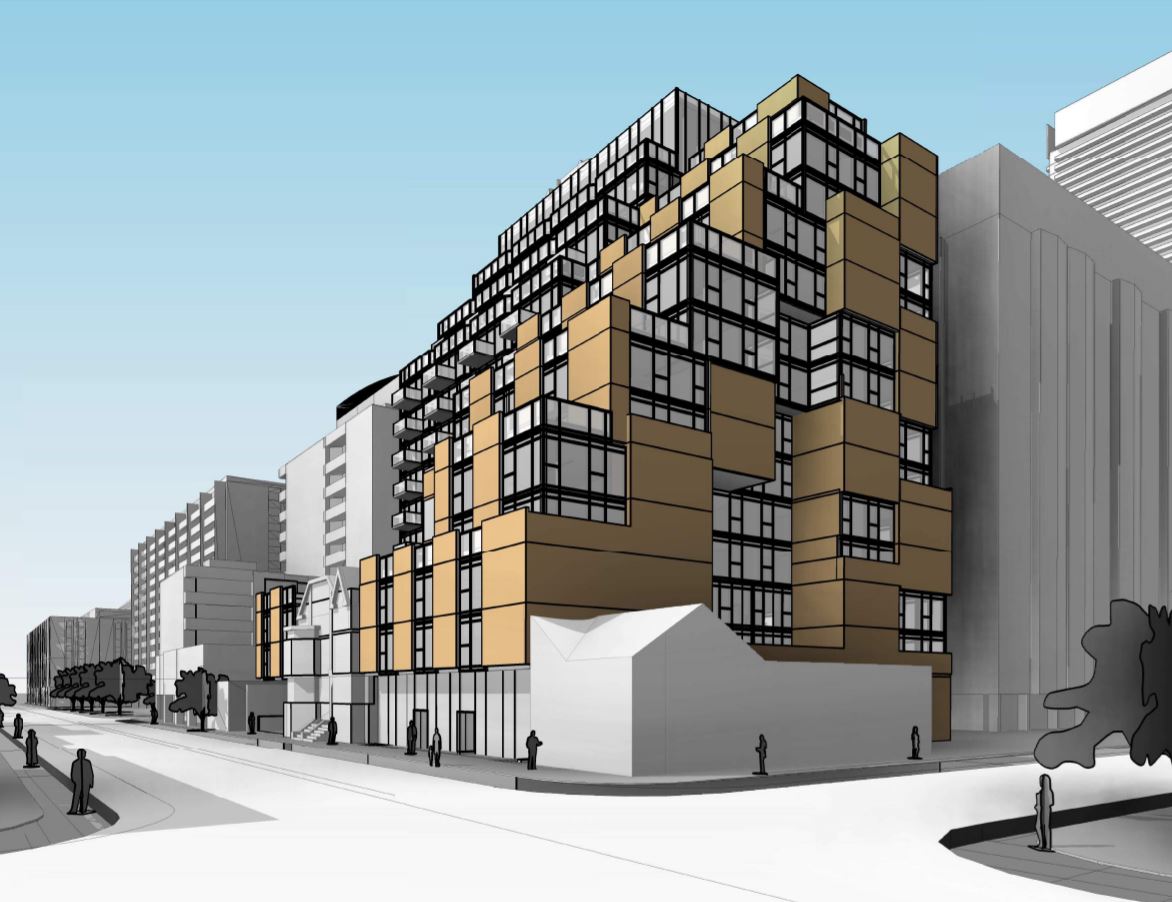 Rendering of 506 Church Street Condos side view