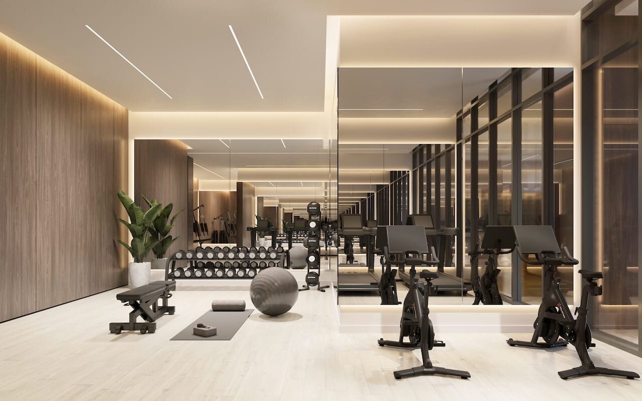 Rendering of The Leaside fitness centre