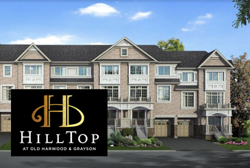 Hilltop at Old Harwood & Grayson in Ajax by Your Home Developments.