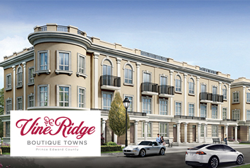VineRidge Boutique Towns by FLC Investments in Picton, ON