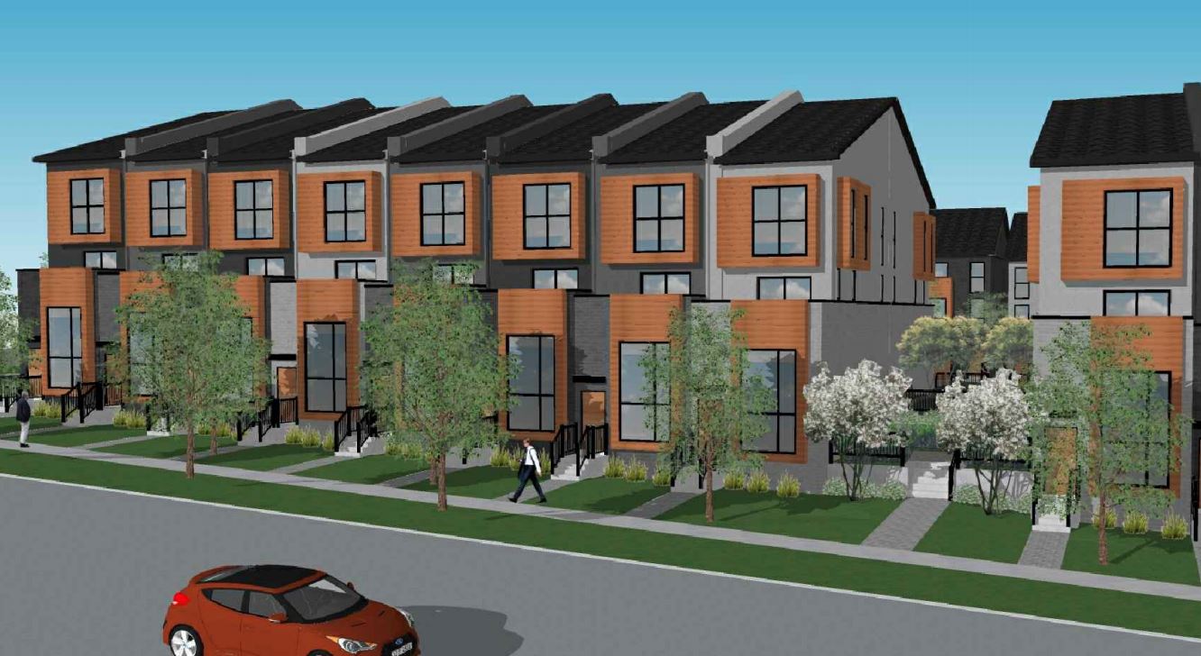 Exterior rendering of 448 Markham Road Towns