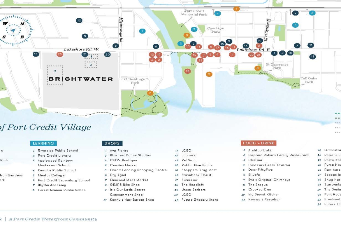 Brightwater Towns area map