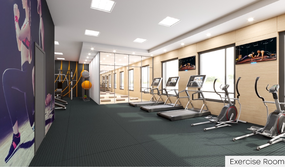 Rendering of Nahid Kennedy Condos exercise room