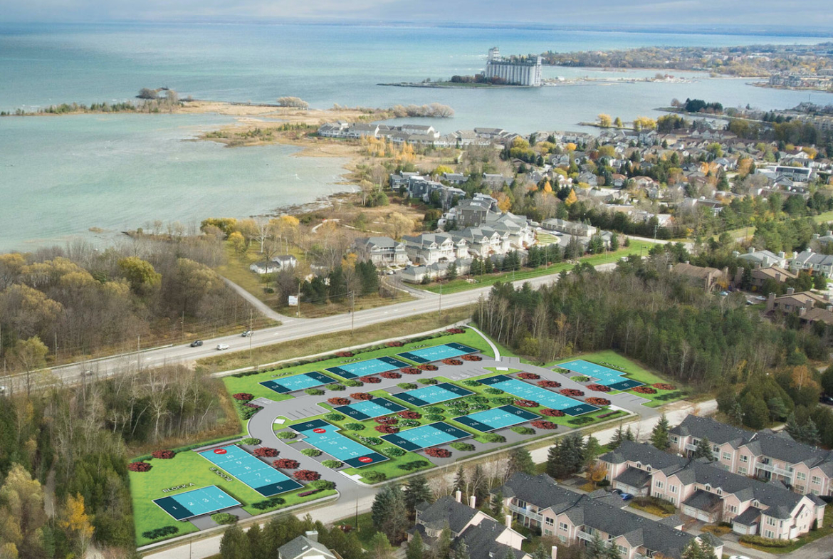 Aerial of Waterstone Towns in Collingwood