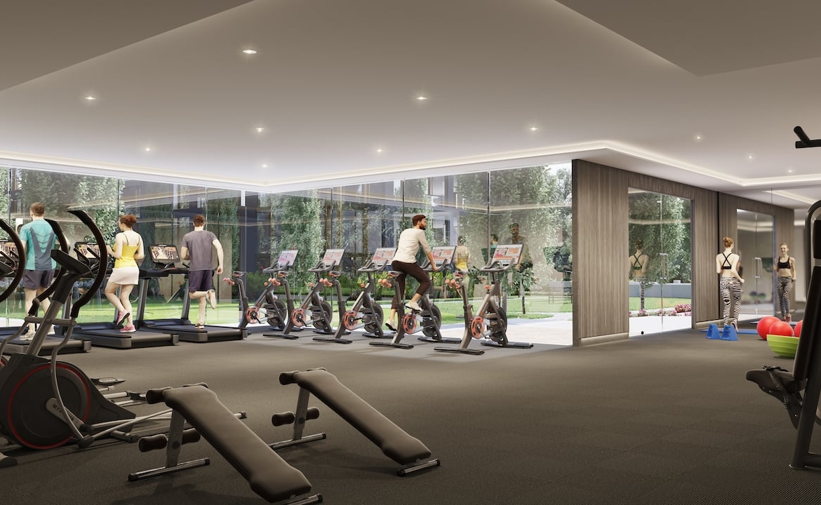 Rendering of Nuvo 2 Condos fitness centre