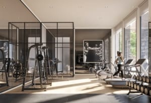 Rendering of 1 Jarvis Condos fitness centre