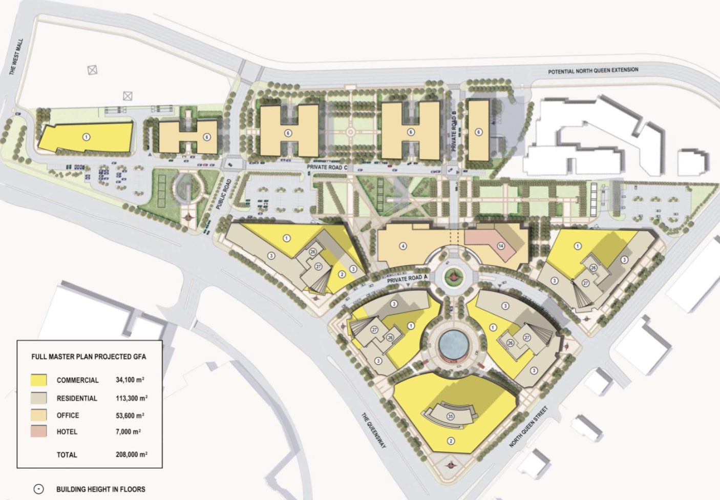 1750 The Queensway site plan