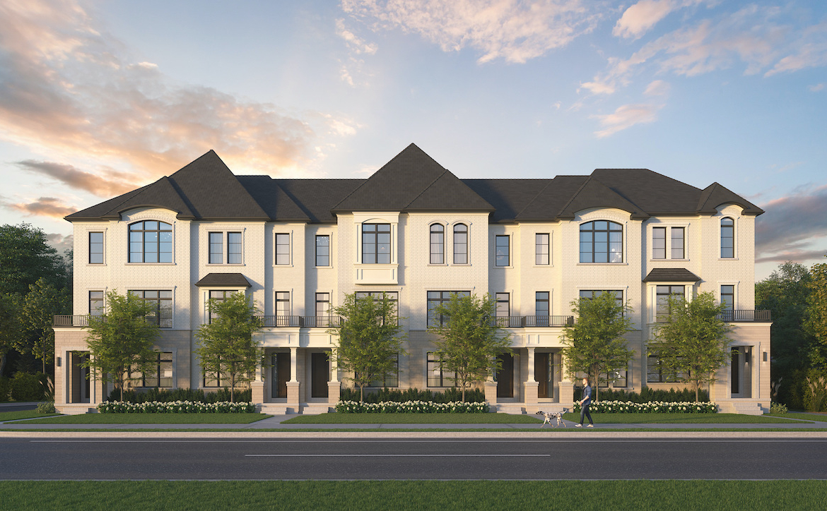 Rendering of Archetto Towns exterior elevation 1 BLK 01