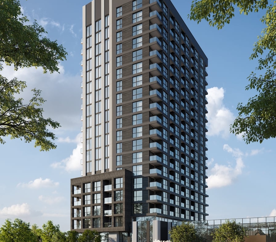 Rendering of North Oak Condos Tower A4