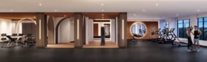 Rendering of House of Assembly Condos fitness room