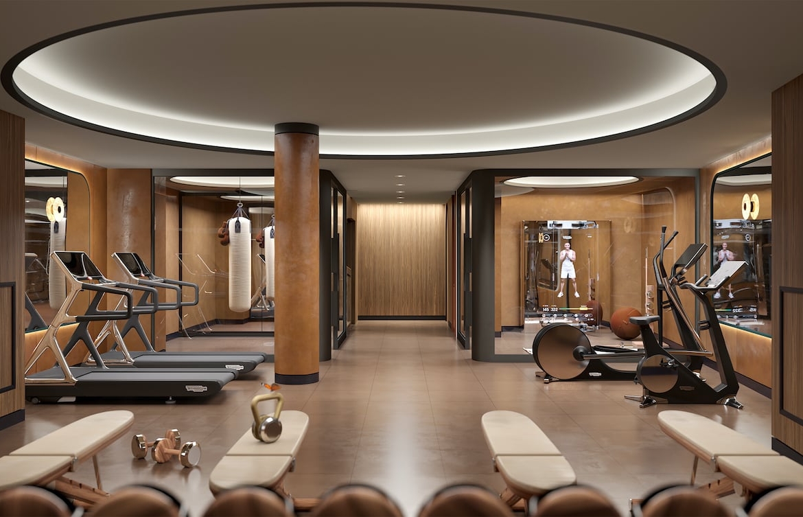 Rendering of The Capitol Condos Gym