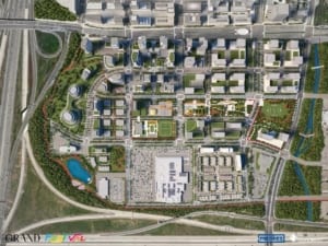 Site plan of Grand Festival Condos in Vaughan