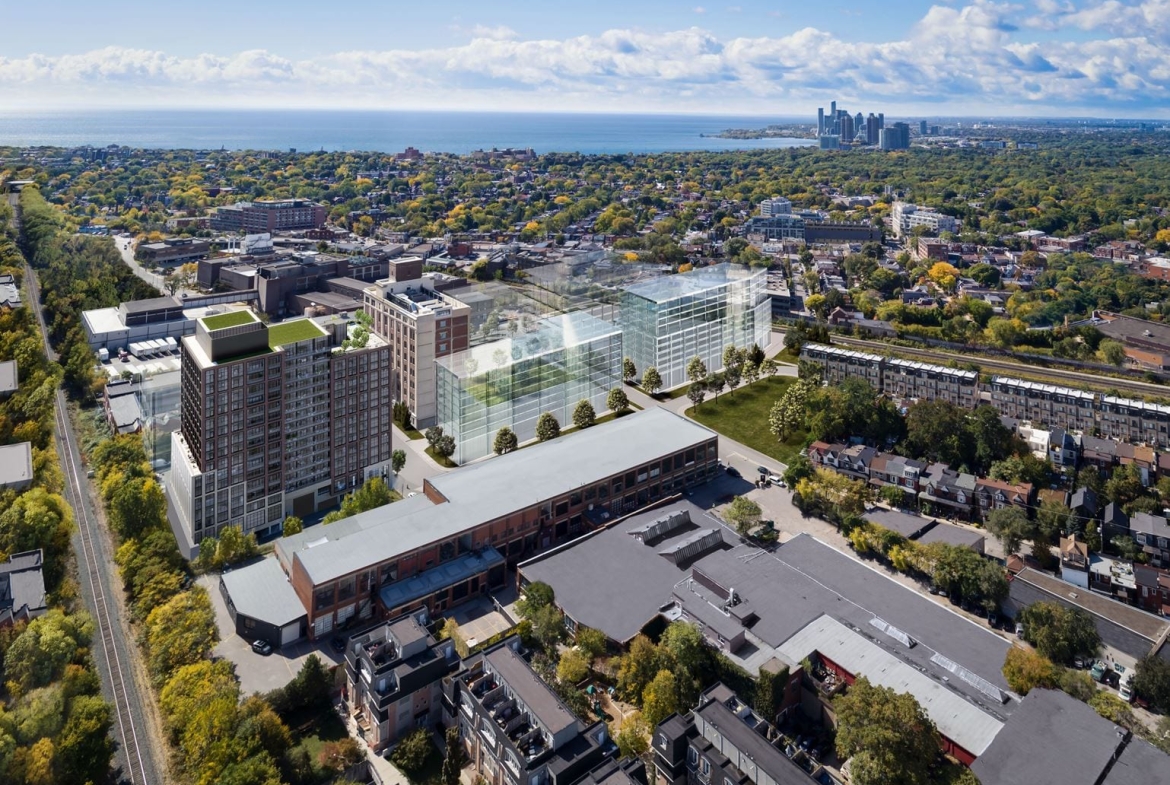 Rendering of House of Assembly Condos aerial