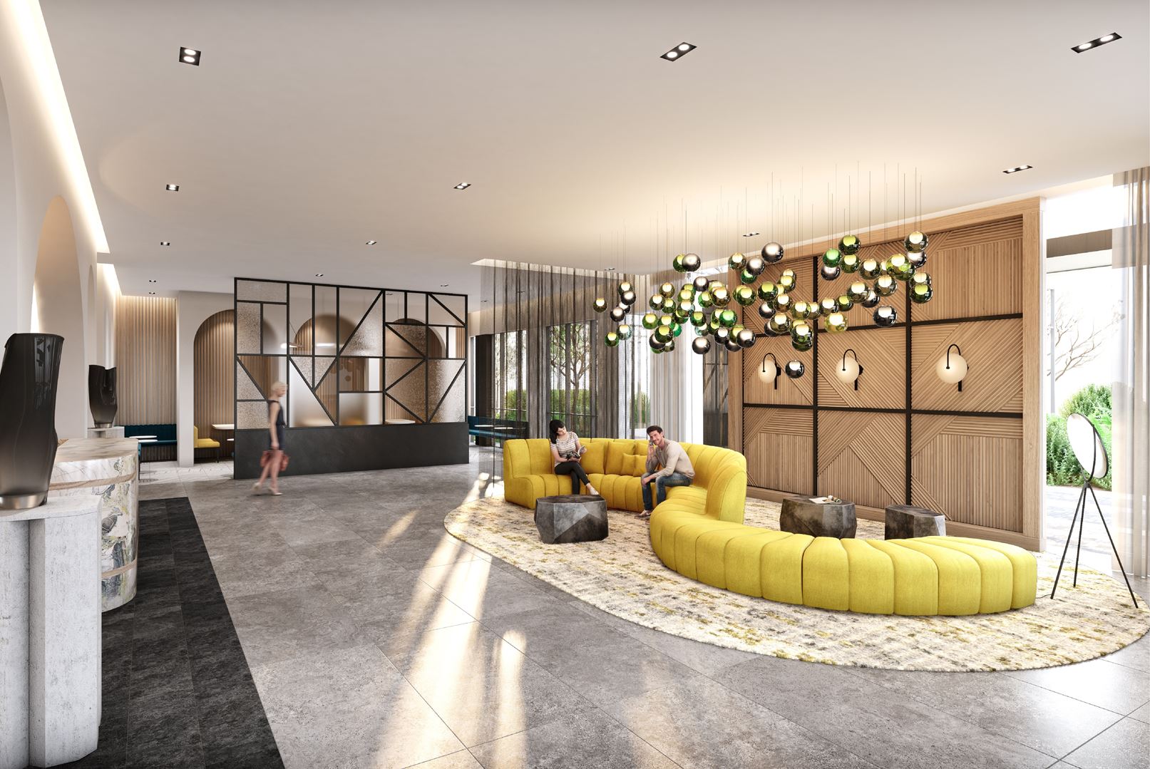 Rendering of Stella at Southside Condos lobby