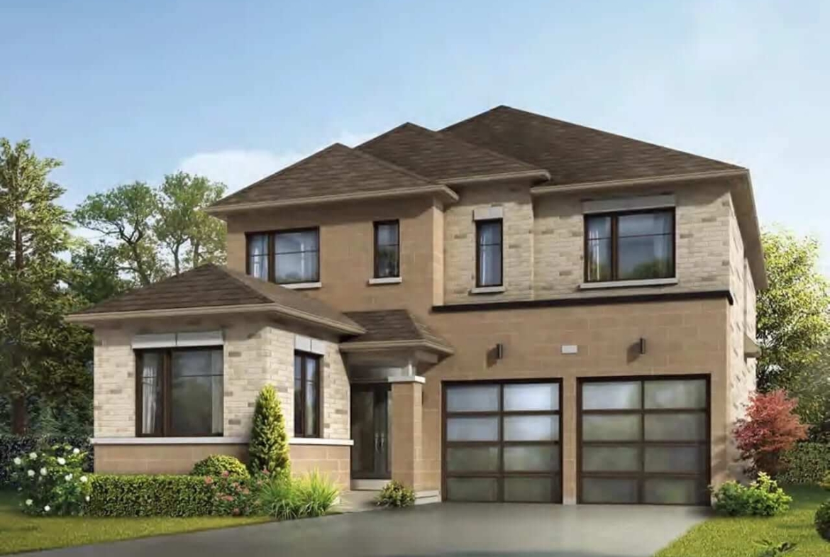 Rendering of Victory Green single family home elevation b