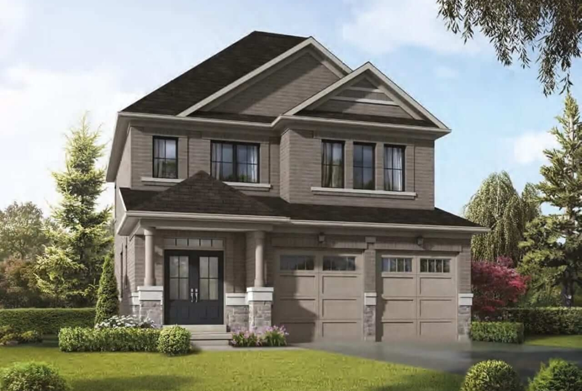 Rendering of Victory Green single family home exterior 1