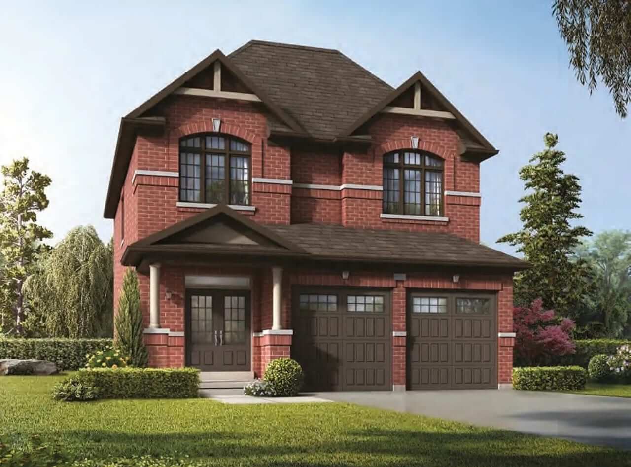Rendering of Victory Green single family home exterior 2