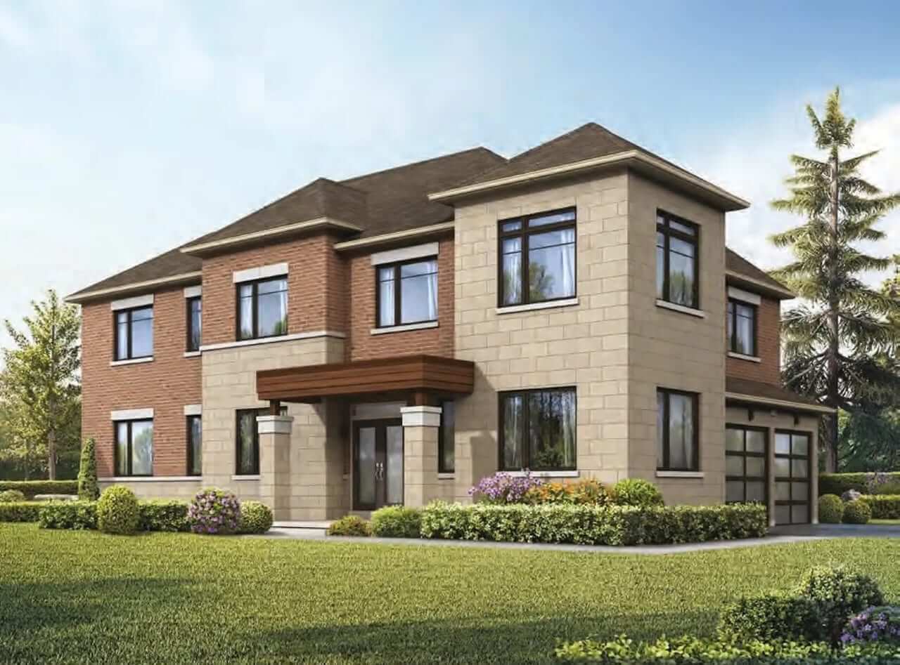 Rendering of Victory Green single family home exterior 5