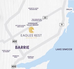 Eagles’ Rest Estates map