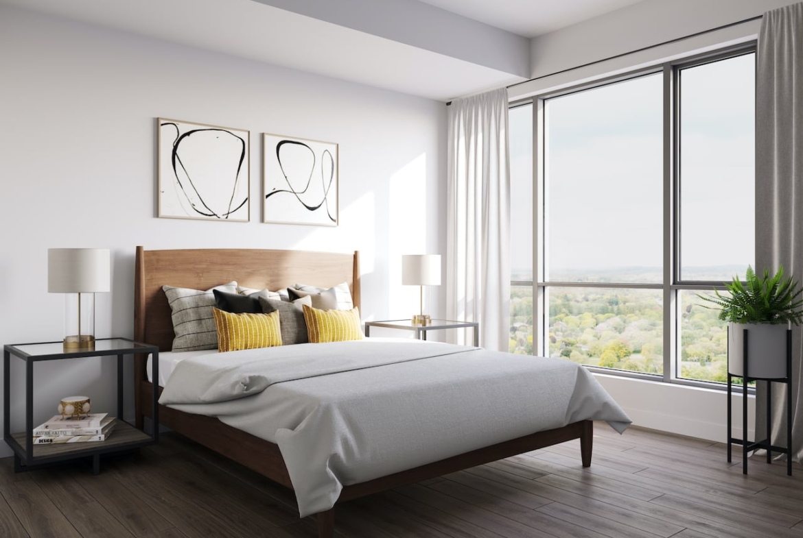 Rendering of Boulevard at the Thornhill suite bedroom