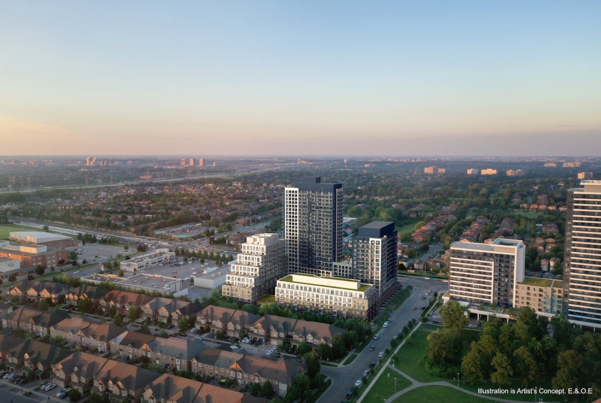 Rendering of Boulevard at the Thornhill aerial