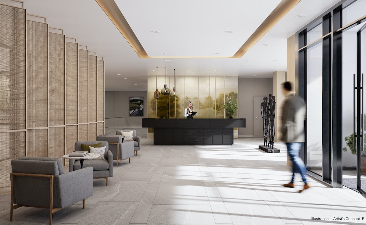 Rendering of Boulevard at the Thornhill lobby