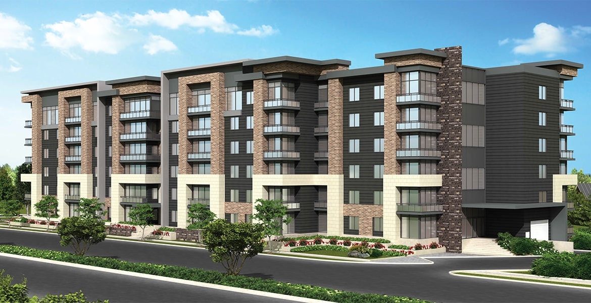 Rendering of SweetLife Condos and Towns exterior