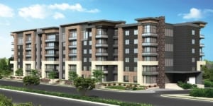 Rendering of SweetLife Condos and Towns exterior