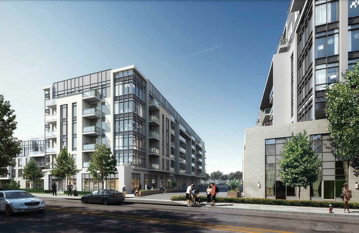 Rendering of 172 Finch West Condos streetscape