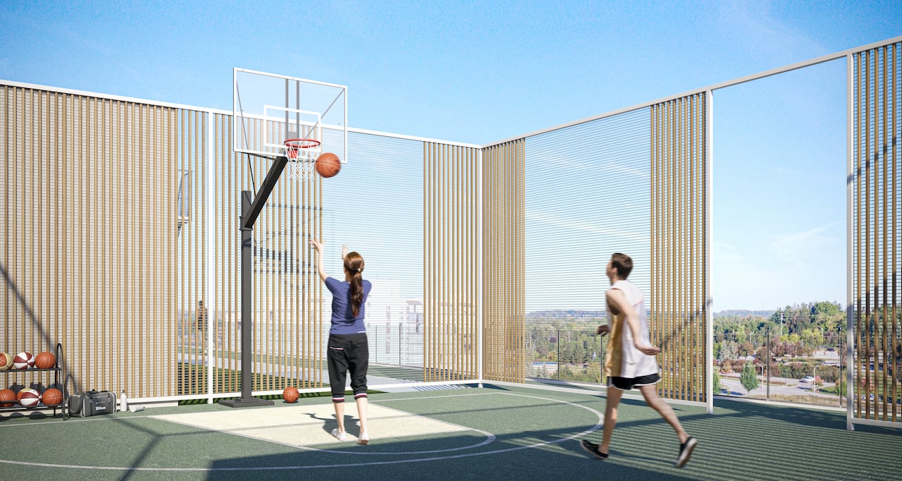 Rendering of 79825 Condos Exterior basketball court
