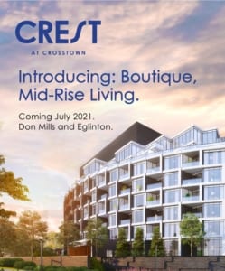 Introducing Crest At Crosstown coming july 2021