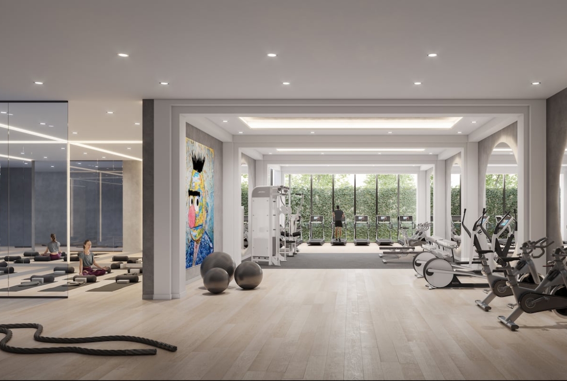Rendering of Arte Residences fitness centre